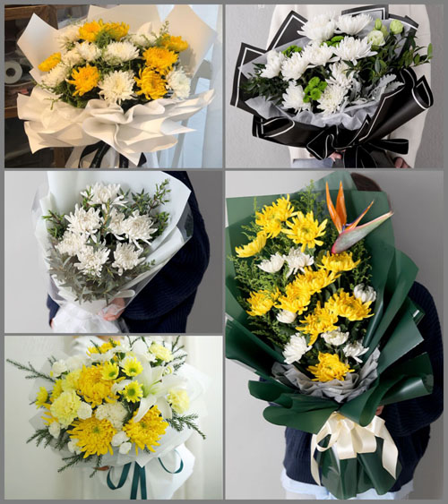 江西九江修水县余段乡白事花束代送
